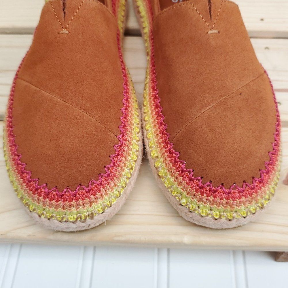 TOMS Esparto Suede Thread Espadrilles - Picture 14 of 14
